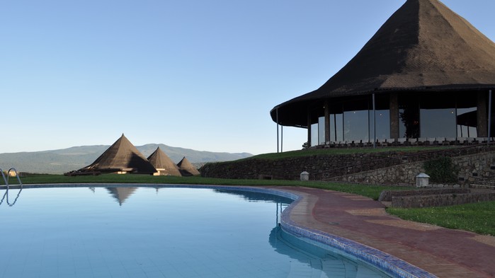 Bassenget på Ngorongoro Sopa Lodge