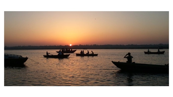 <strong>Ganges tidlig om morgenen</strong>
